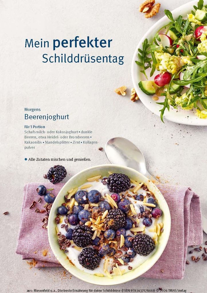 Weitere Ansicht: Die beste Ernährung für deine Schilddrüse | Iwonna Riesenfeld, Kira Bandmann