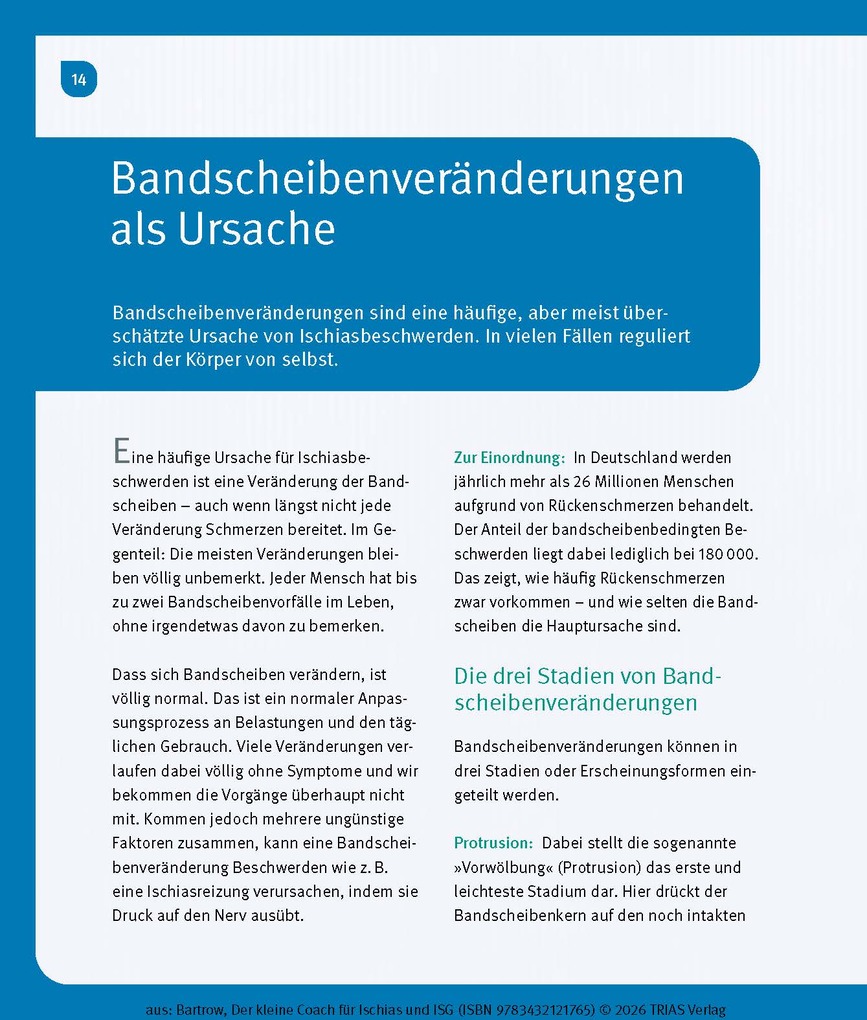 Weitere Ansicht: Der kleine Coach für Ischias und ISG | Kay Bartrow