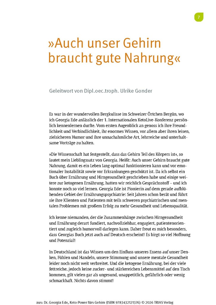 Weitere Ansicht: Keto-Power fürs Gehirn | Georgia Ede