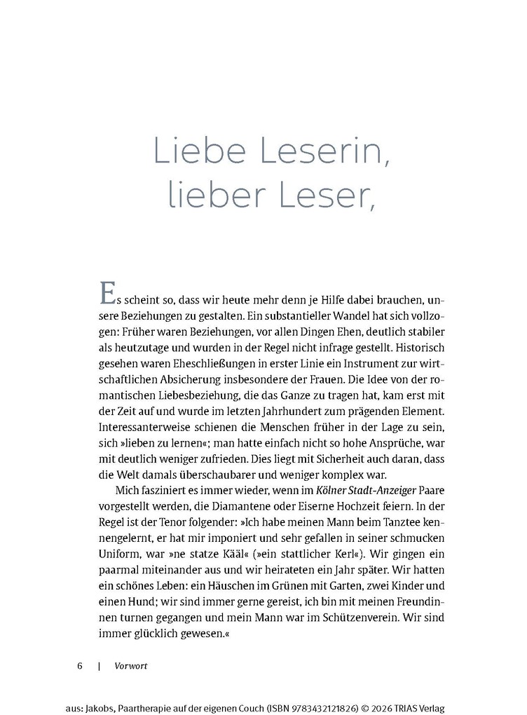 Weitere Ansicht: Paartherapie auf der eigenen Couch | Birgit Jakobs