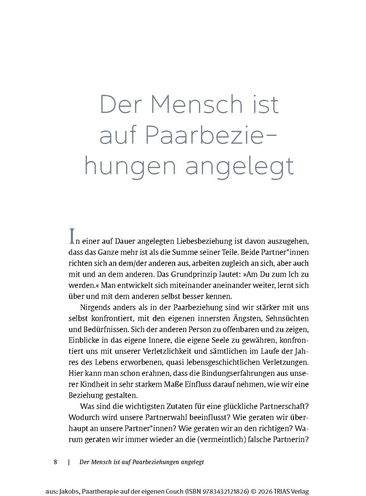 Weitere Ansicht: Paartherapie auf der eigenen Couch | Birgit Jakobs
