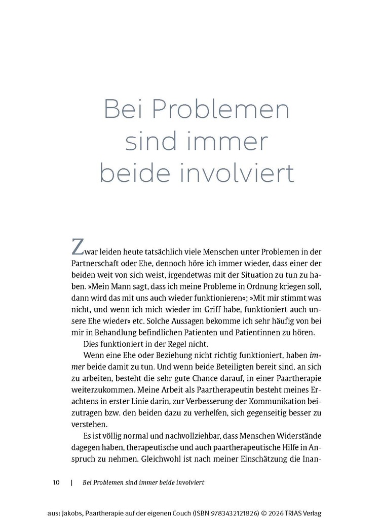 Weitere Ansicht: Paartherapie auf der eigenen Couch | Birgit Jakobs