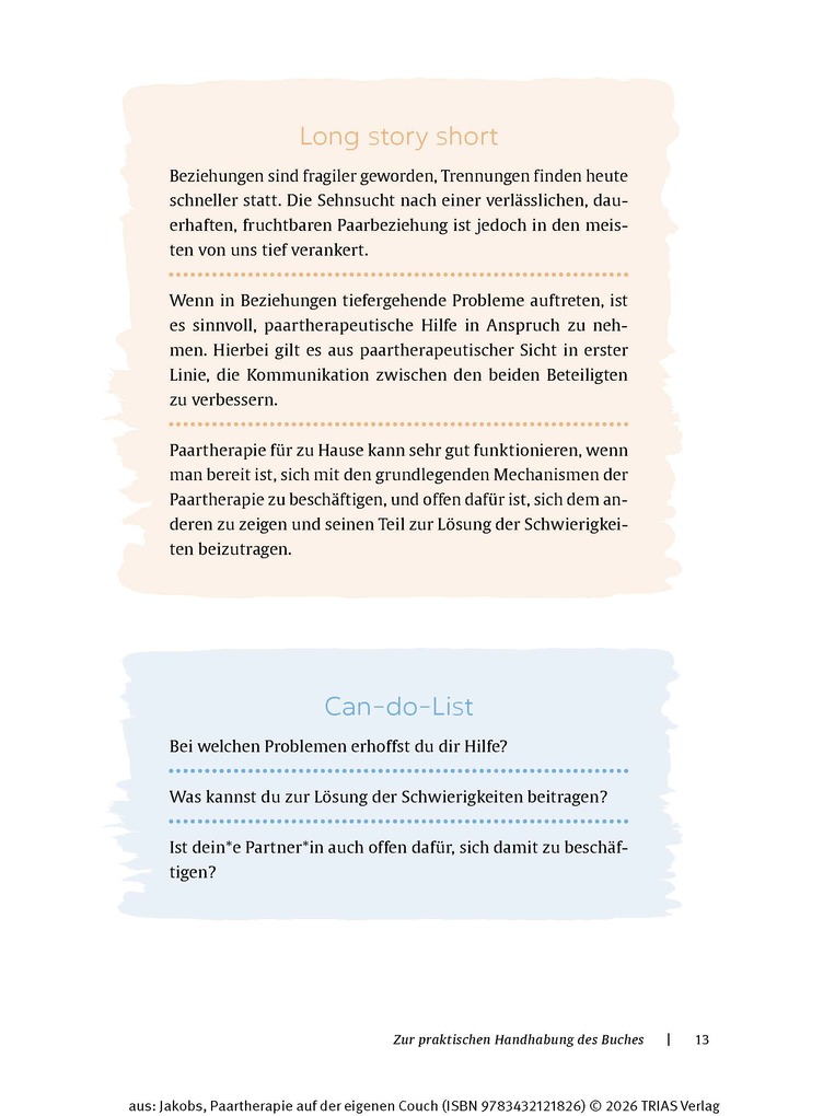 Weitere Ansicht: Paartherapie auf der eigenen Couch | Birgit Jakobs