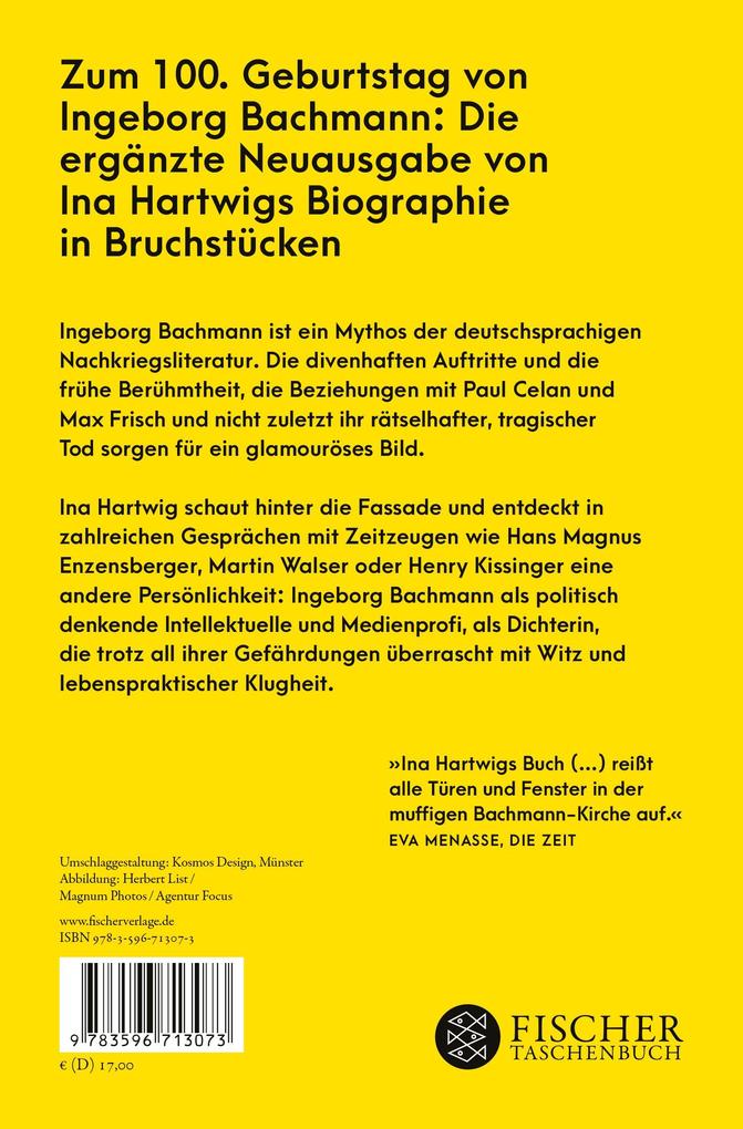 Weitere Ansicht: Wer war Ingeborg Bachmann? | Ina Hartwig