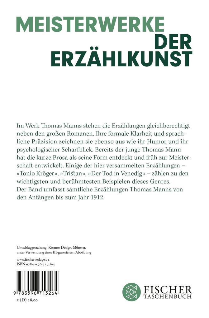 Weitere Ansicht: Frühe Erzählungen 1893-1912 | Thomas Mann