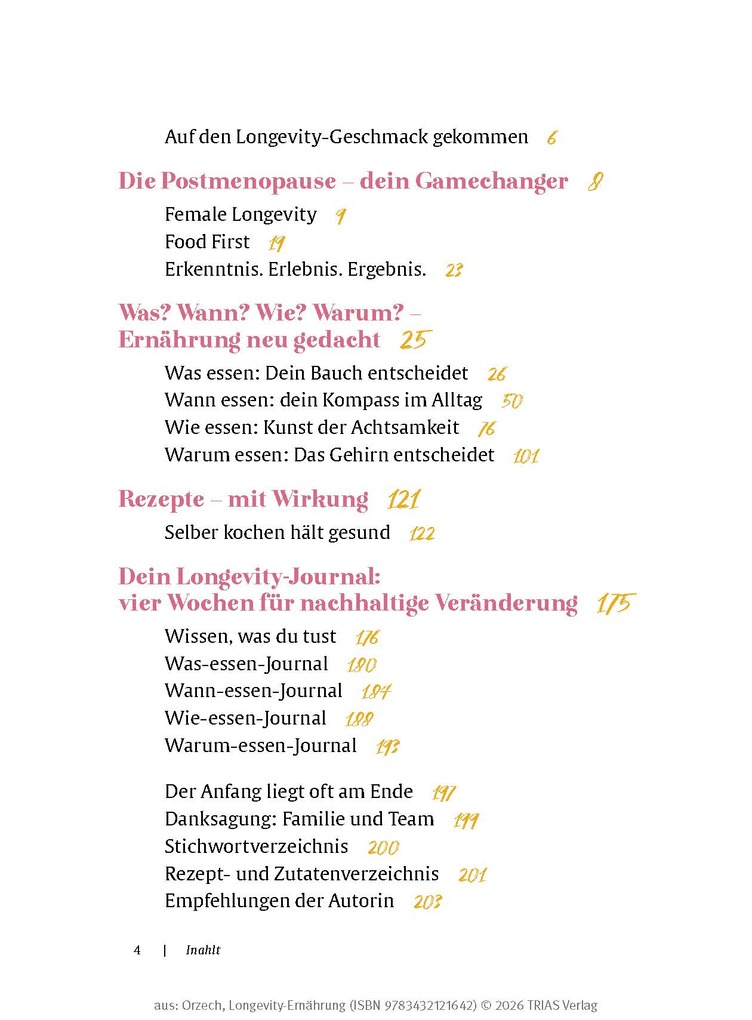 Weitere Ansicht: Longevity-Ernährung | Petra Orzech