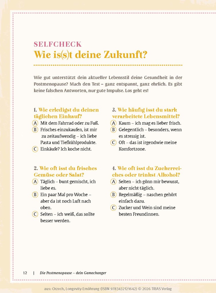 Weitere Ansicht: Longevity-Ernährung | Petra Orzech