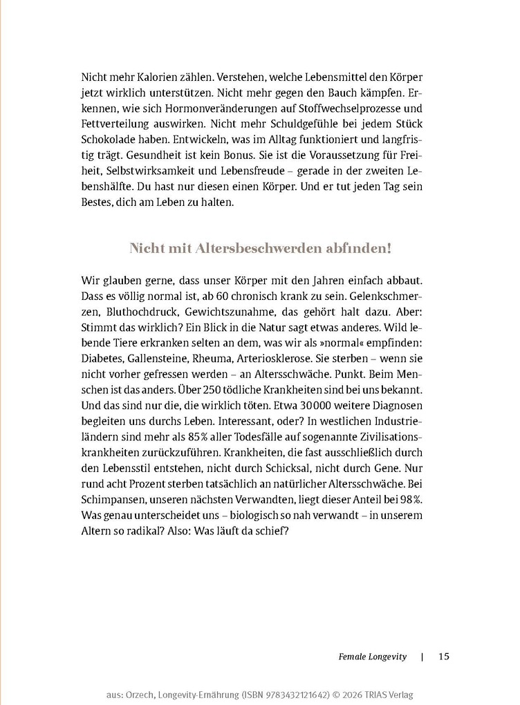 Weitere Ansicht: Longevity-Ernährung | Petra Orzech