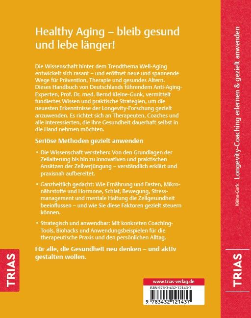 Weitere Ansicht: Longevity-Coaching erlernen und gezielt anwenden | Bernd Kleine-Gunk