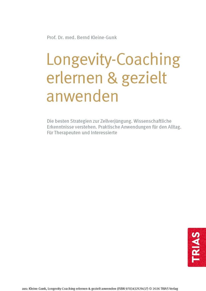 Weitere Ansicht: Longevity-Coaching erlernen und gezielt anwenden | Bernd Kleine-Gunk