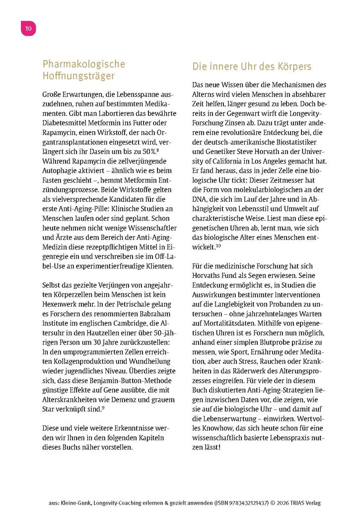 Weitere Ansicht: Longevity-Coaching erlernen und gezielt anwenden | Bernd Kleine-Gunk
