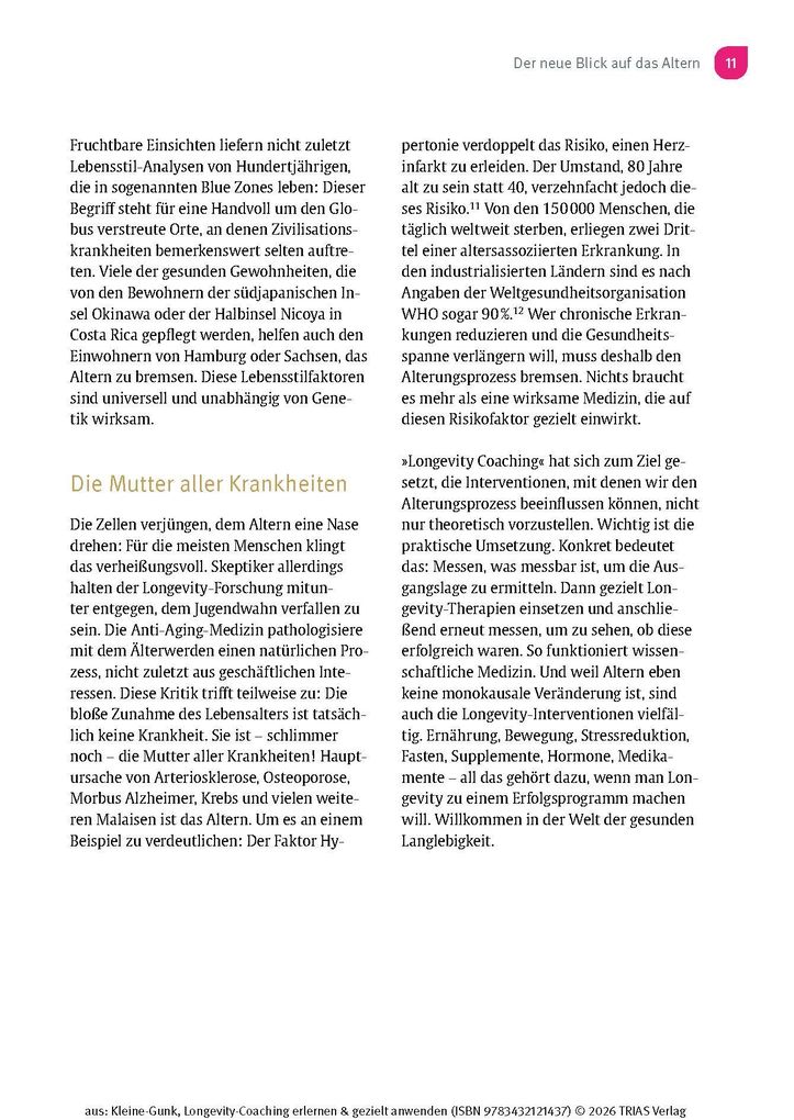 Weitere Ansicht: Longevity-Coaching erlernen und gezielt anwenden | Bernd Kleine-Gunk