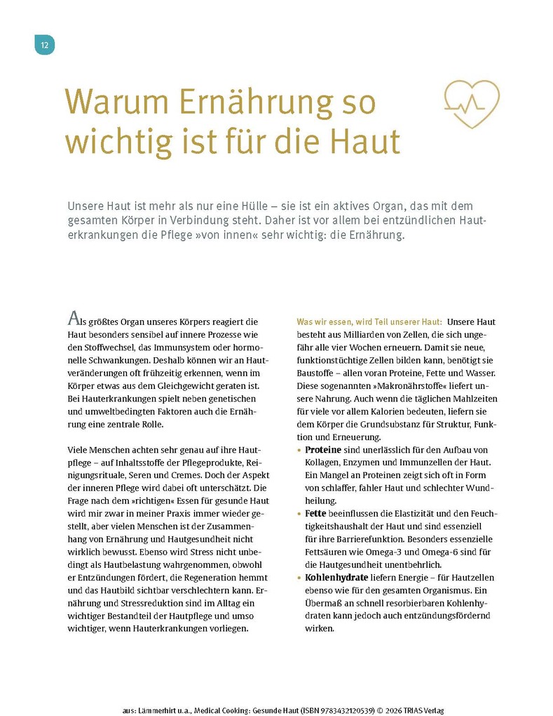 Weitere Ansicht: Medical Cooking: Gesunde Haut | Julia Lämmerhirt, Bettina Snowdon