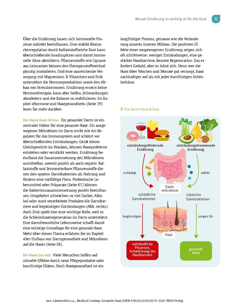 Weitere Ansicht: Medical Cooking: Gesunde Haut | Julia Lämmerhirt, Bettina Snowdon