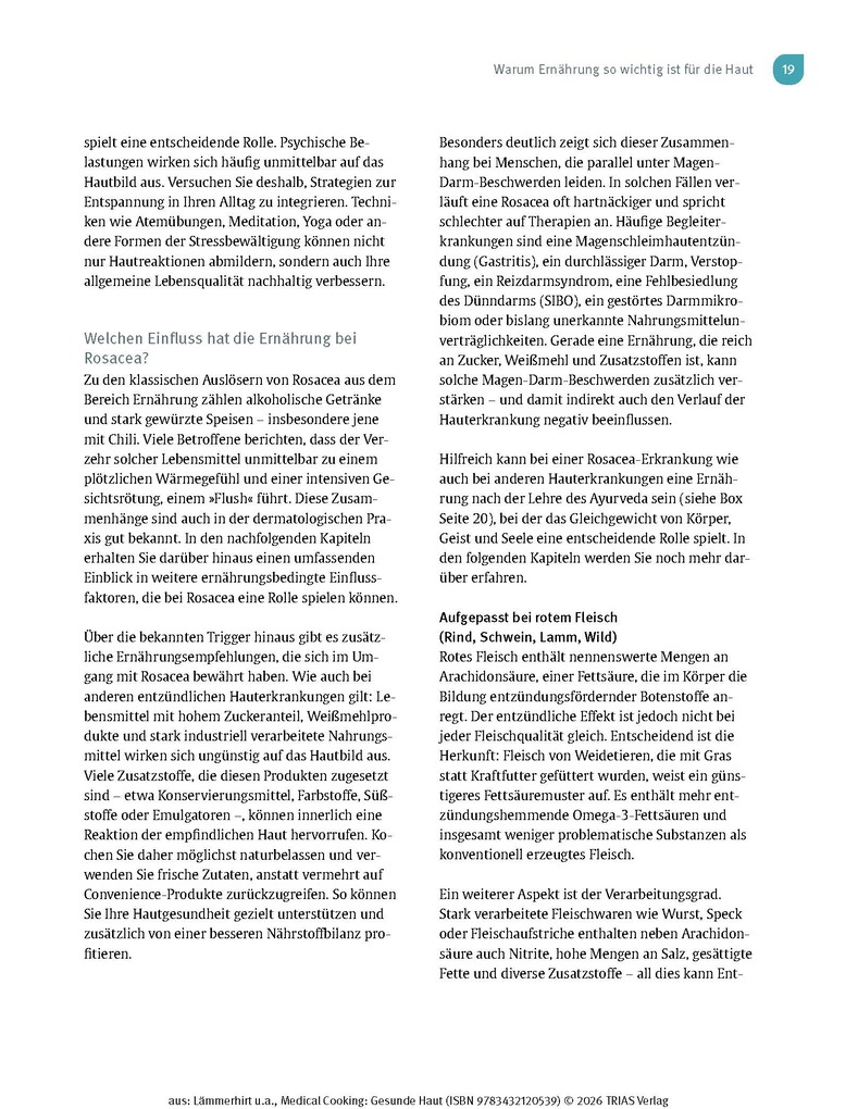 Weitere Ansicht: Medical Cooking: Gesunde Haut | Julia Lämmerhirt, Bettina Snowdon