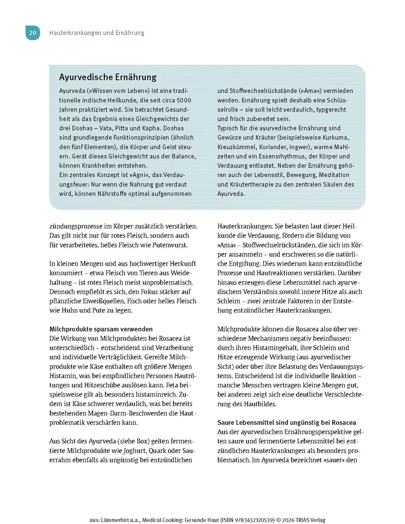 Weitere Ansicht: Medical Cooking: Gesunde Haut | Julia Lämmerhirt, Bettina Snowdon
