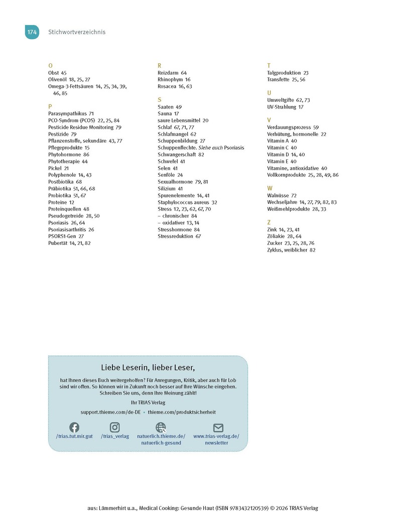 Weitere Ansicht: Medical Cooking: Gesunde Haut | Julia Lämmerhirt, Bettina Snowdon