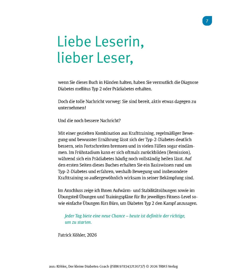Weitere Ansicht: Der kleine Diabetes-Coach | Patrick Köhler