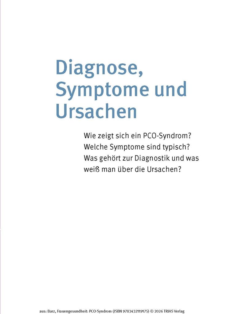 Weitere Ansicht: Frauengesundheit: PCO-Syndrom | Sabine Barz