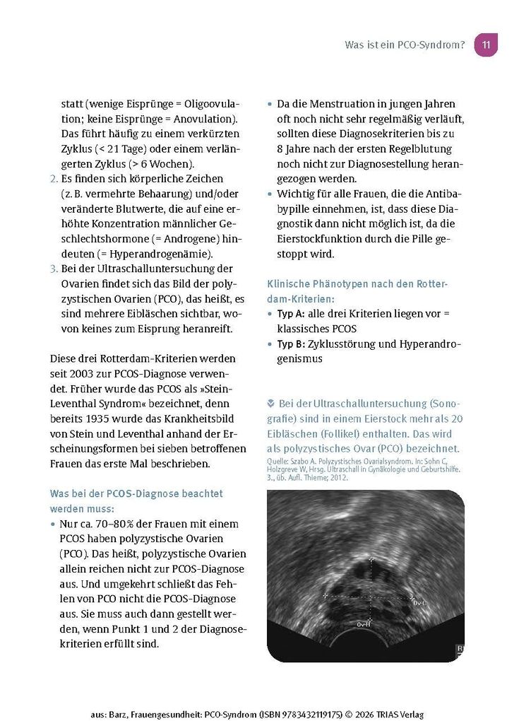 Weitere Ansicht: Frauengesundheit: PCO-Syndrom | Sabine Barz