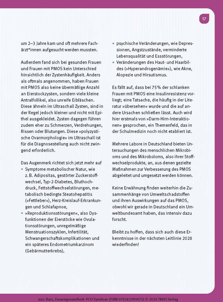 Weitere Ansicht: Frauengesundheit: PCO-Syndrom | Sabine Barz