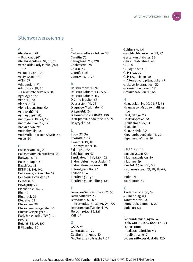 Weitere Ansicht: Frauengesundheit: PCO-Syndrom | Sabine Barz