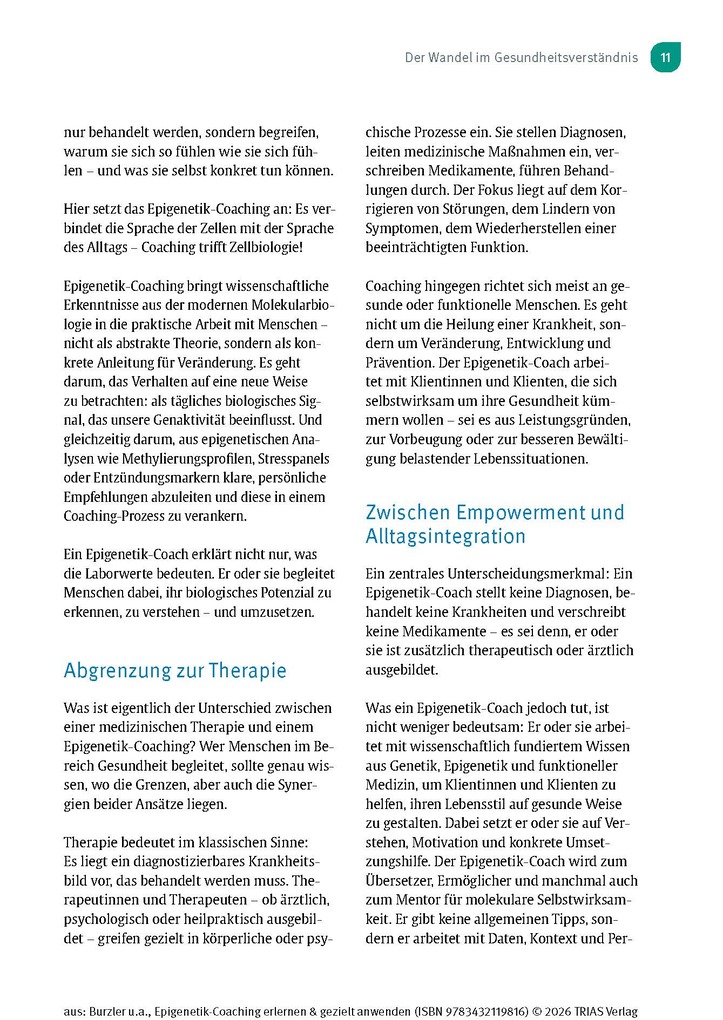 Weitere Ansicht: Epigenetik-Coaching erlernen & gezielt anwenden | Manuel Burzler, Timo Janisch