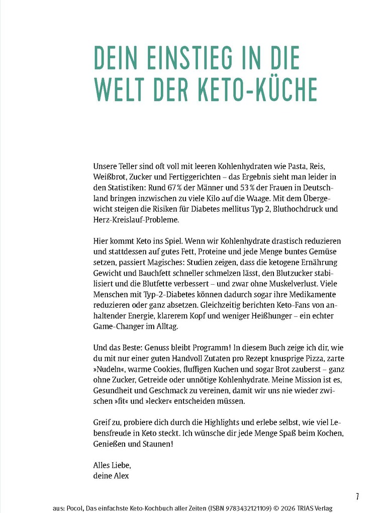 Weitere Ansicht: Das einfachste Keto-Kochbuch aller Zeiten | Alexandra Pocol