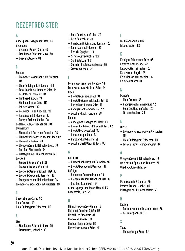 Weitere Ansicht: Das einfachste Keto-Kochbuch aller Zeiten | Alexandra Pocol