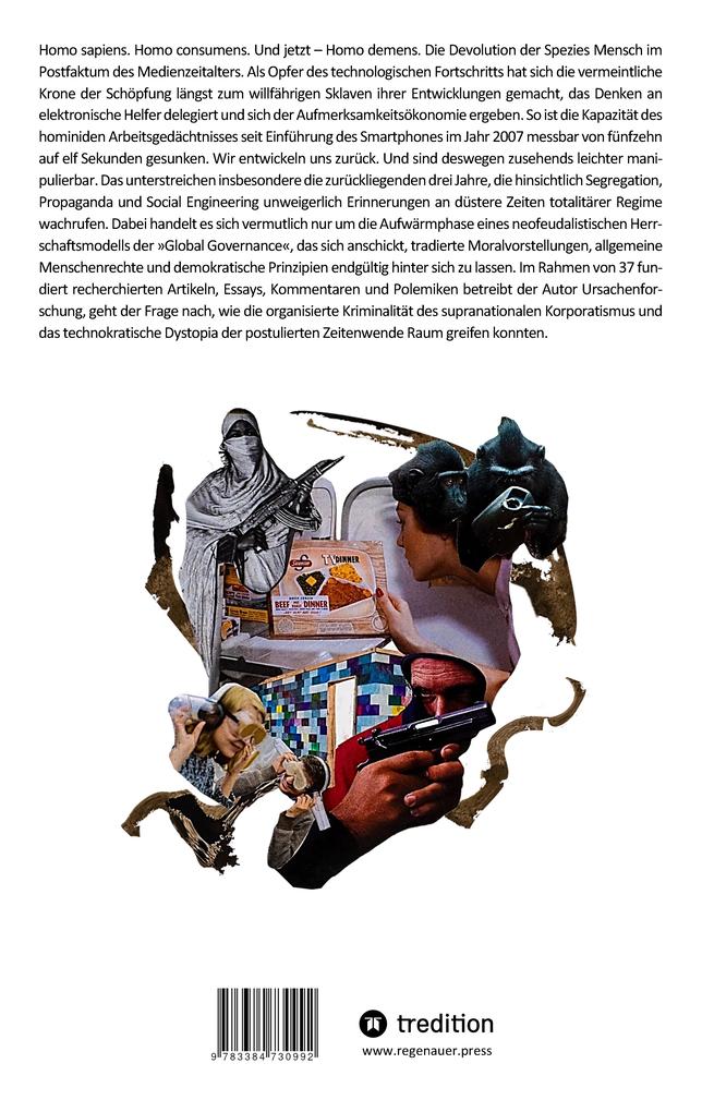 Weitere Ansicht: HOMO DEMENS | Tom-Oliver Regenauer