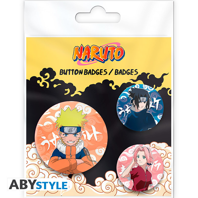 Weitere Ansicht: NARUTO - Badge Pack - Naruto, Sasuke, Sakura