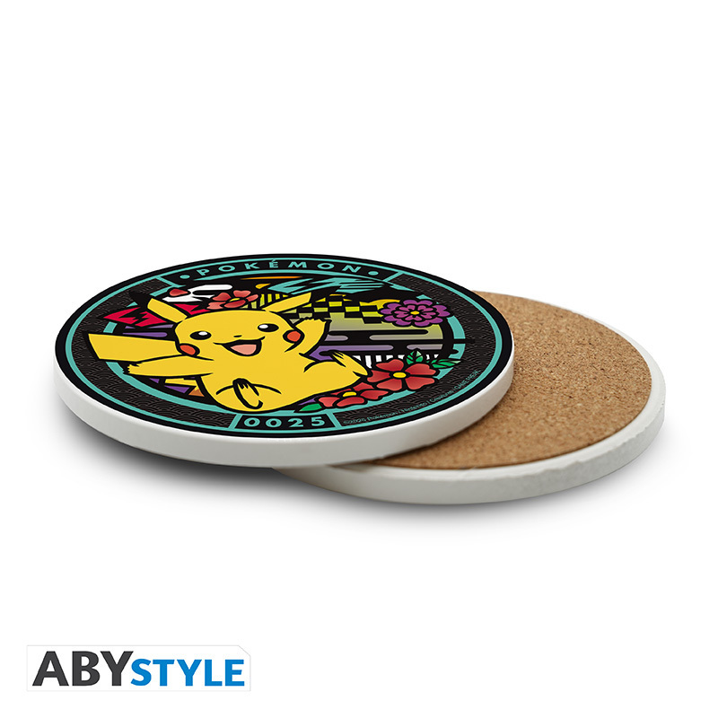 Weitere Ansicht: POKEMON - Ceramic Coasters "Pikachu"