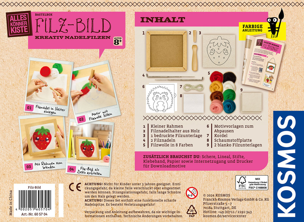 Weitere Ansicht: Filz-Bild