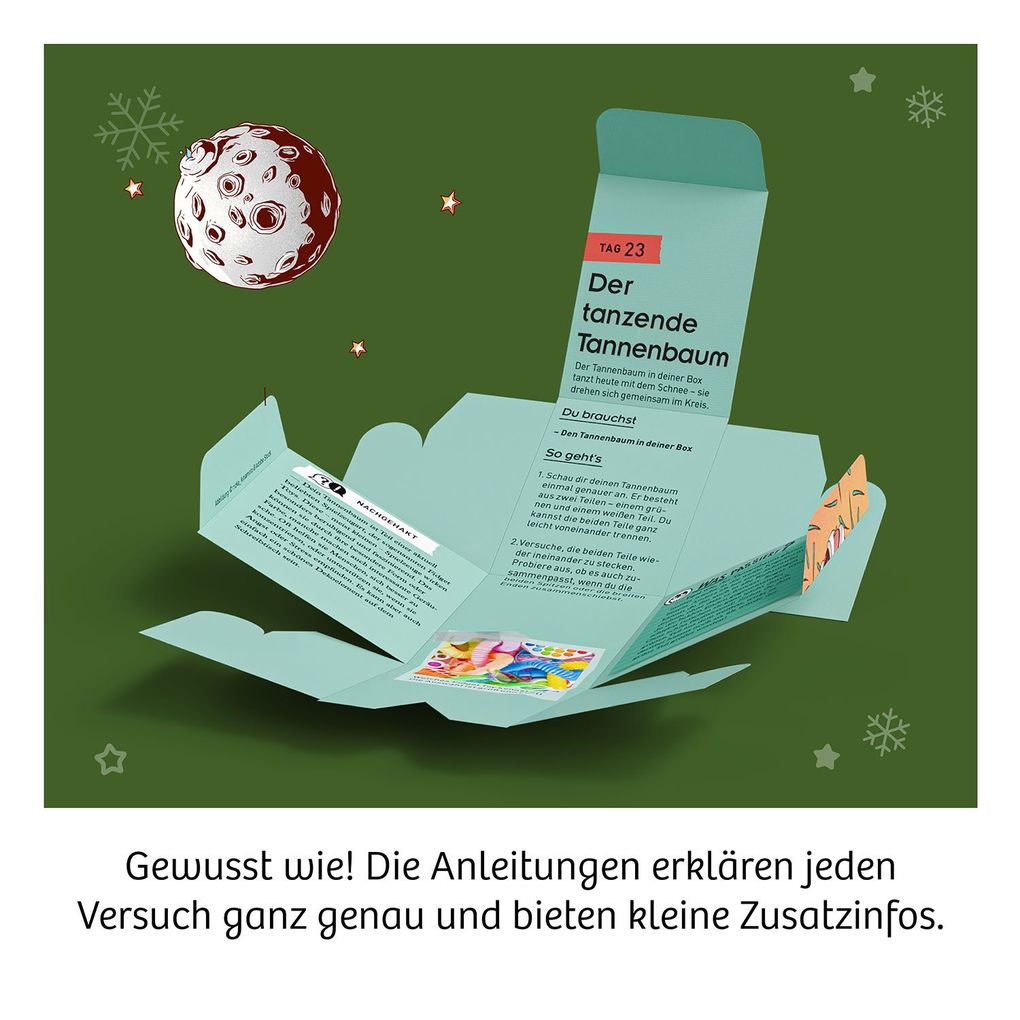 Weitere Ansicht: Adventskalender - Die schönsten Experimente zur Weihnachtszeit