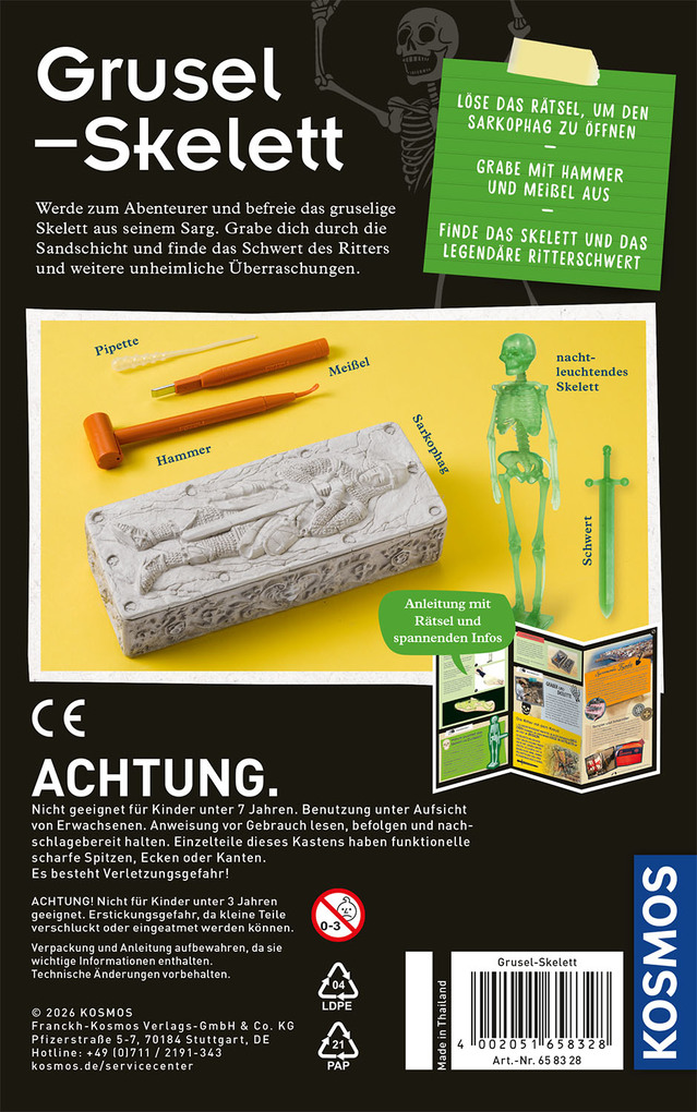 Weitere Ansicht: Grusel-Skelett