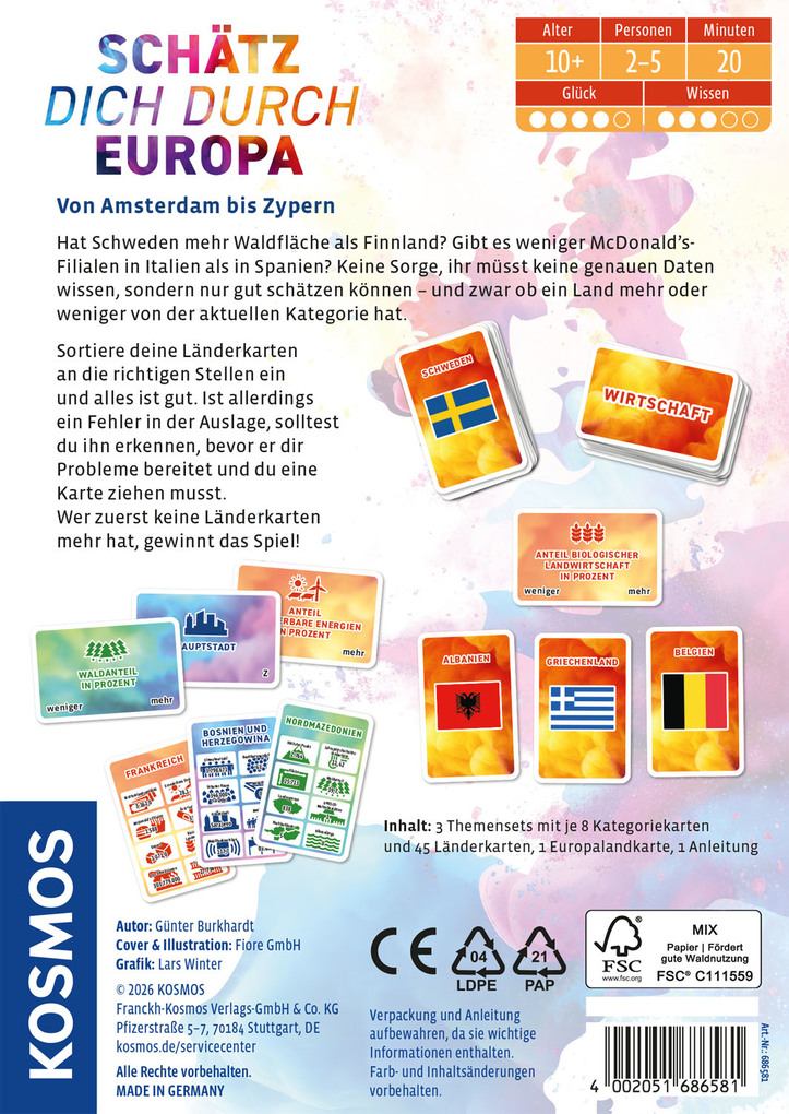 Weitere Ansicht: Schätz dich durch Europa | Günter Burkhardt