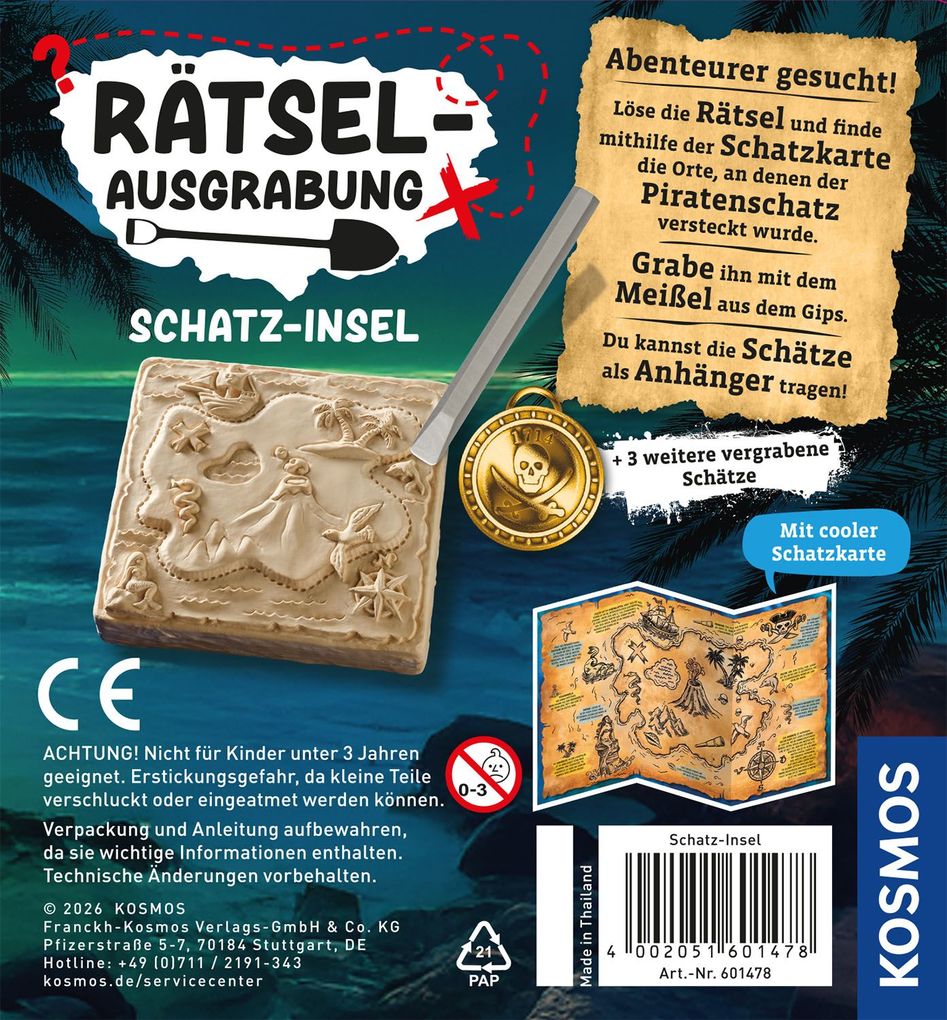 Weitere Ansicht: Rätsel-Ausgrabung Schatzinsel