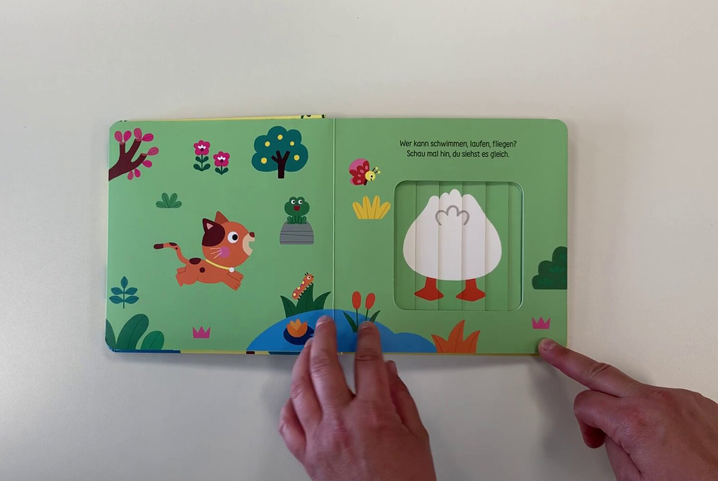 Weitere Ansicht: Wer sieht so von hinten aus? - Blätter um und finds heraus! | Cara Neumann