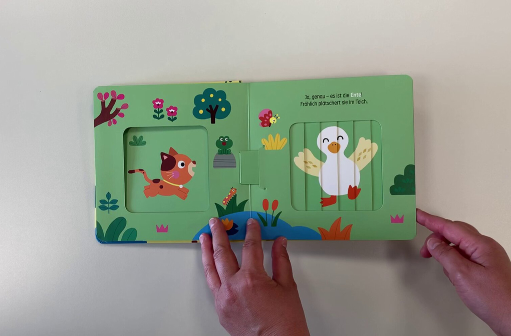 Weitere Ansicht: Wer sieht so von hinten aus? - Blätter um und finds heraus! | Cara Neumann