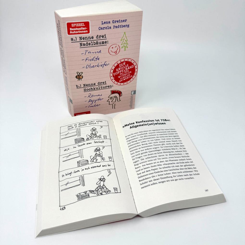 Weitere Ansicht: Nenne drei Nadelbäume: Tanne, Fichte, Oberkiefer & Nenne drei Hochkulturen: Römer, Ägypter, Imker | Lena Greiner, Carola Padtberg