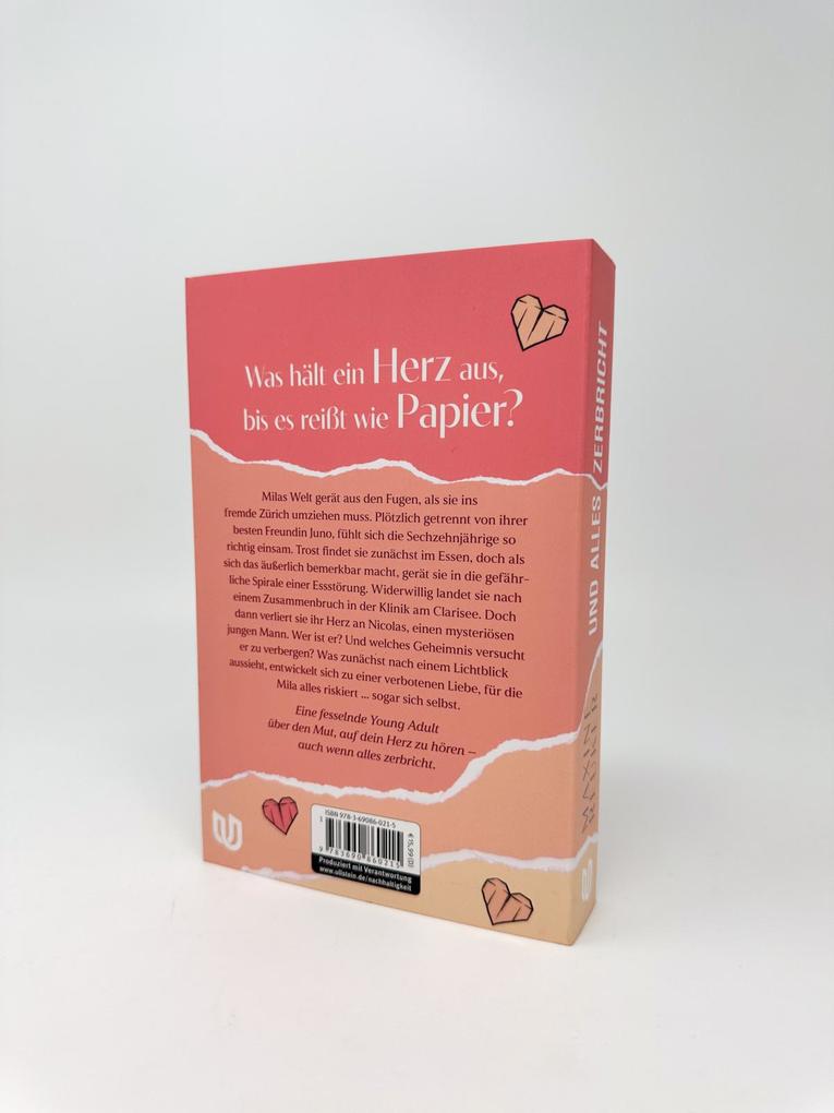 Weitere Ansicht: Und alles zerbricht (Paper Hearts 1) | Maxine Reuker