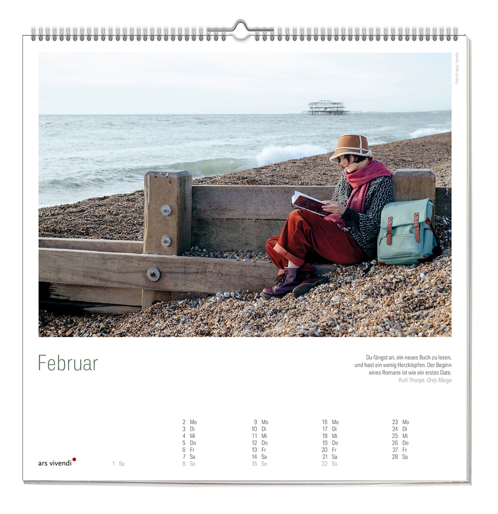 Weitere Ansicht: Der literarische Lesen Kalender 2027 | Vivendi Ars
