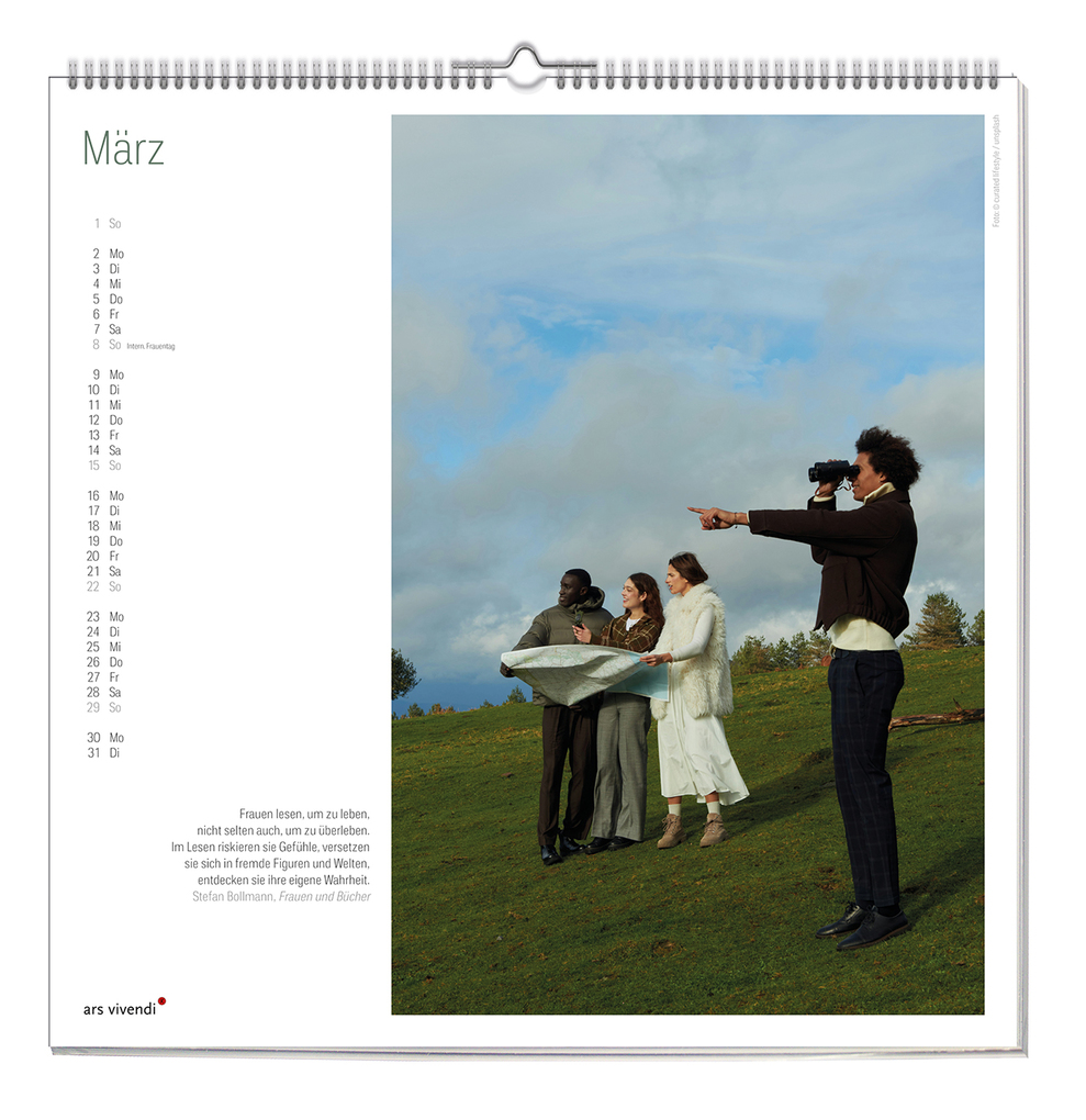 Weitere Ansicht: Der literarische Lesen Kalender 2027 | Vivendi Ars