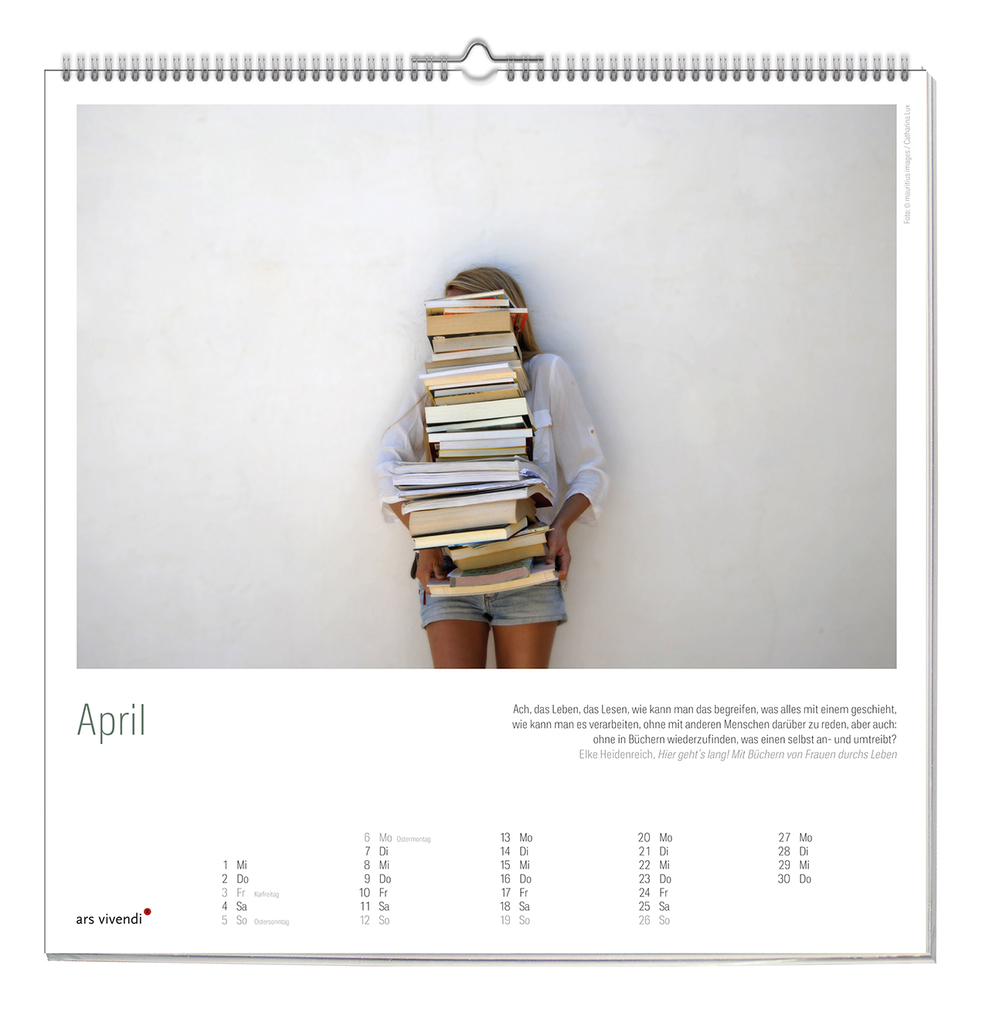 Weitere Ansicht: Der literarische Lesen Kalender 2027 | Vivendi Ars