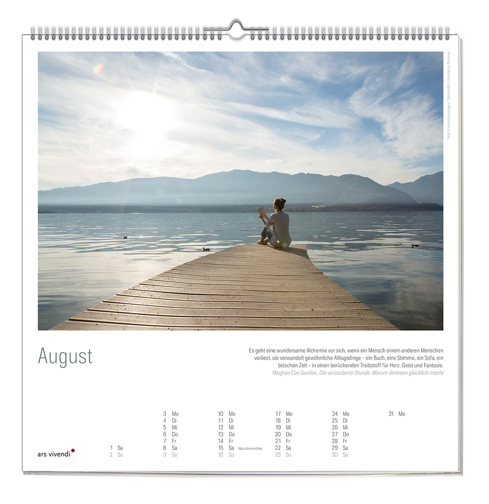 Weitere Ansicht: Der literarische Lesen Kalender 2027 | Vivendi Ars