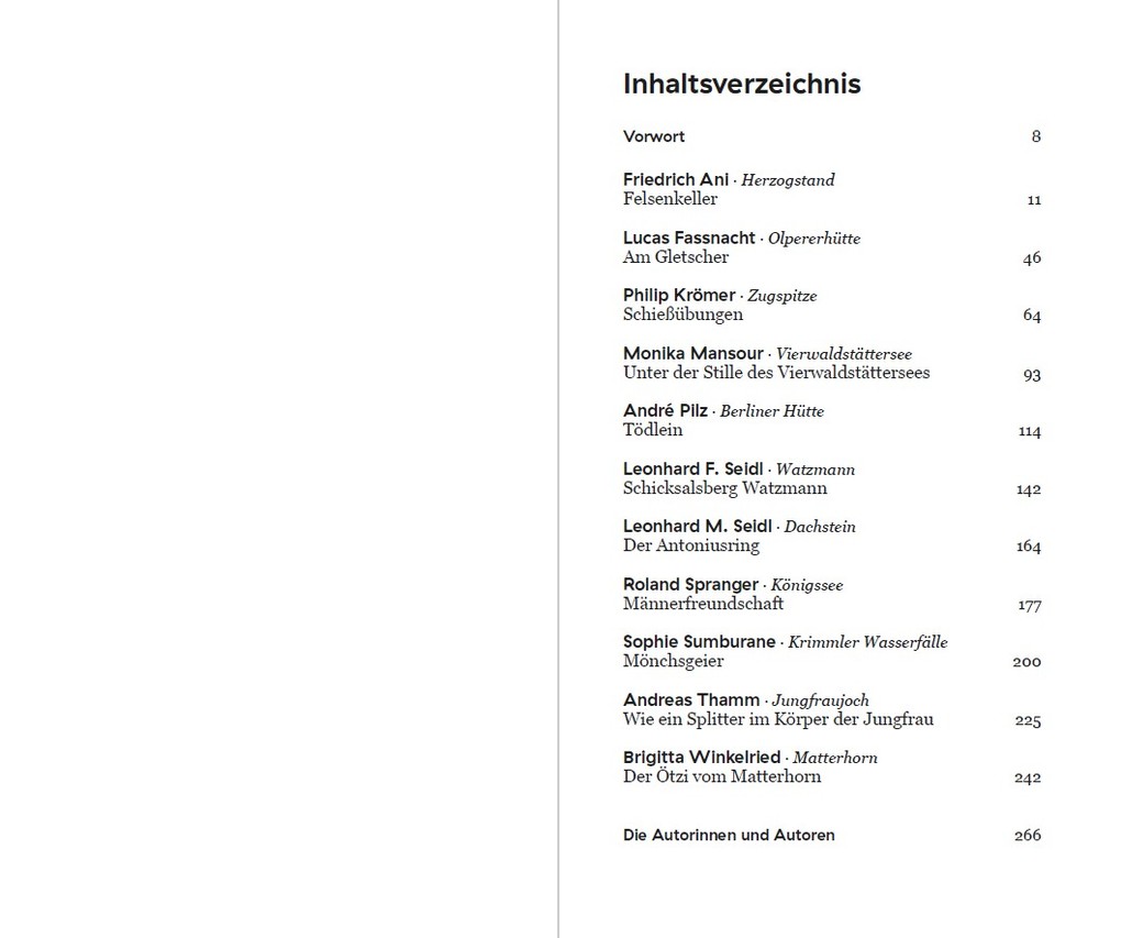 Weitere Ansicht: Tatort Alpen | Friedrich Ani, Sophie Sumburane, Leonhard F. Seidl, Monika Mansour, Lucas Fassnacht