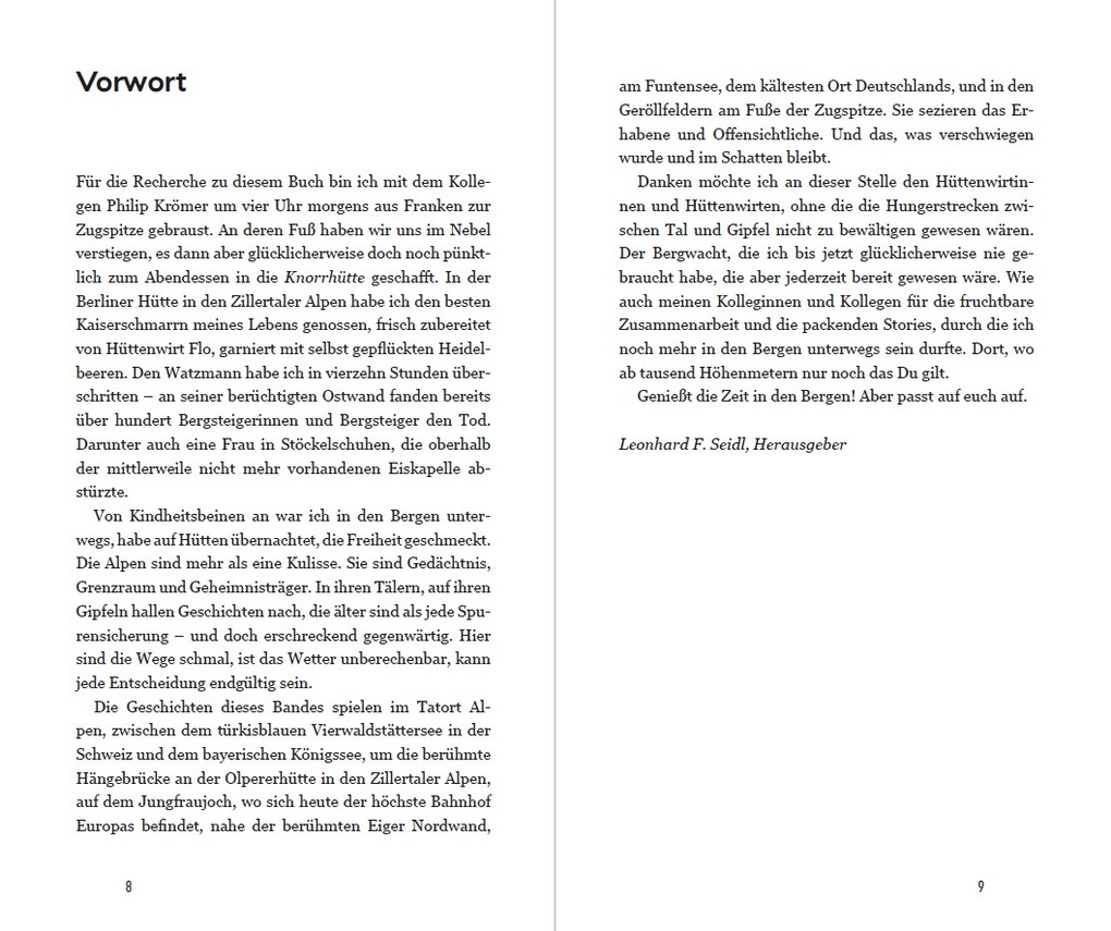 Weitere Ansicht: Tatort Alpen | Friedrich Ani, Sophie Sumburane, Leonhard F. Seidl, Monika Mansour, Lucas Fassnacht