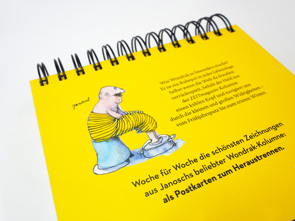 Weitere Ansicht: Wondrak für alle Lebenslagen. Postkartenkalender 2027 | Janosch