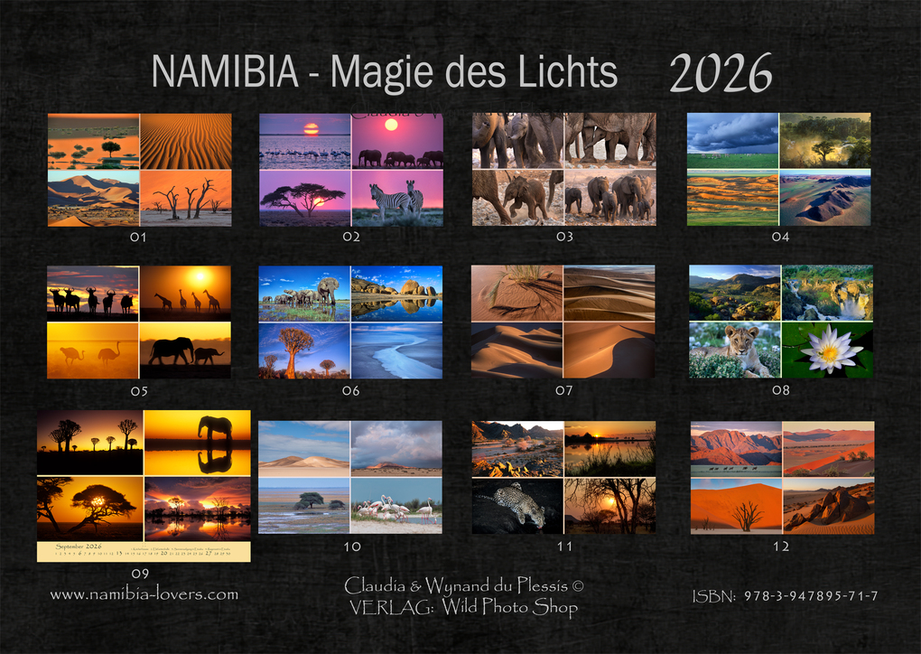 Weitere Ansicht: NAMIBIA - MAGIE DES LICHTS 2026