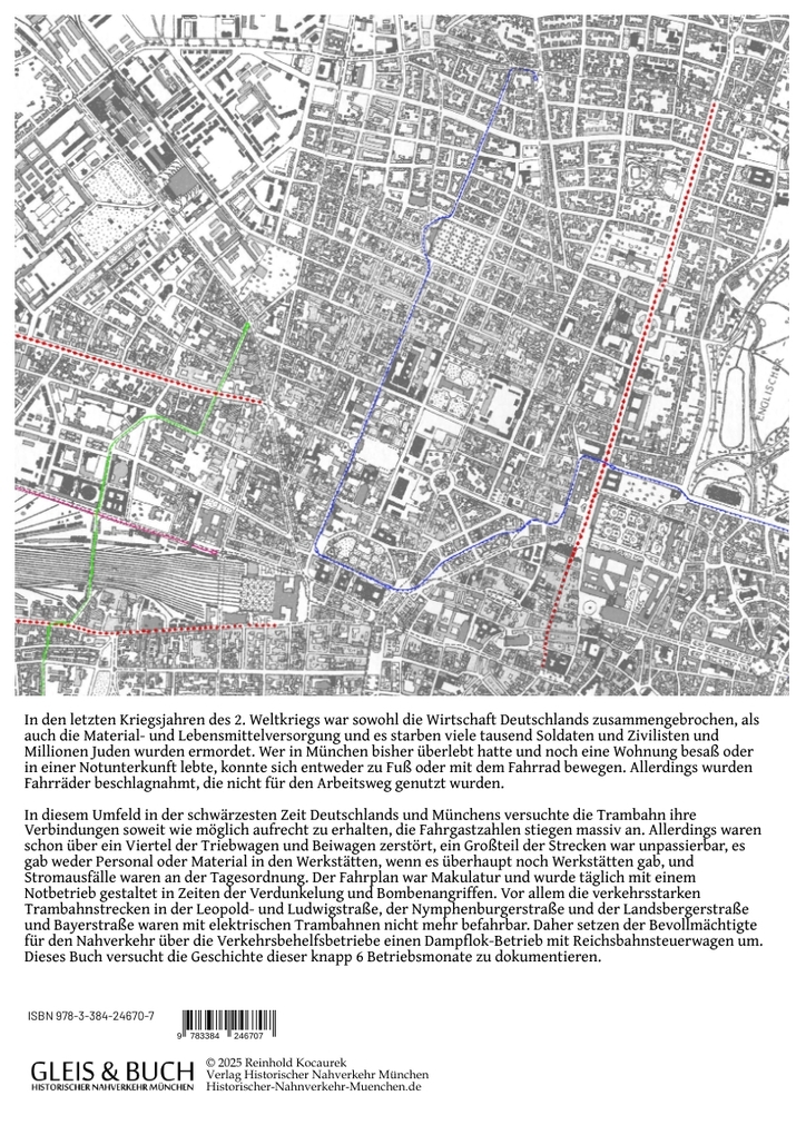 Weitere Ansicht: Vollspur-Dampf-Hilfsbahn in München 1944/45 | Reinhold Kocaurek